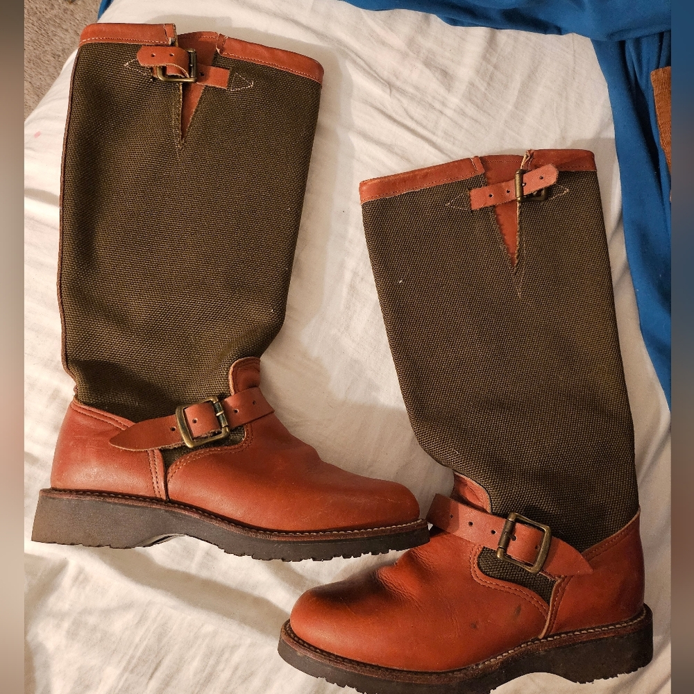 Chippewa Snake Boots Leather